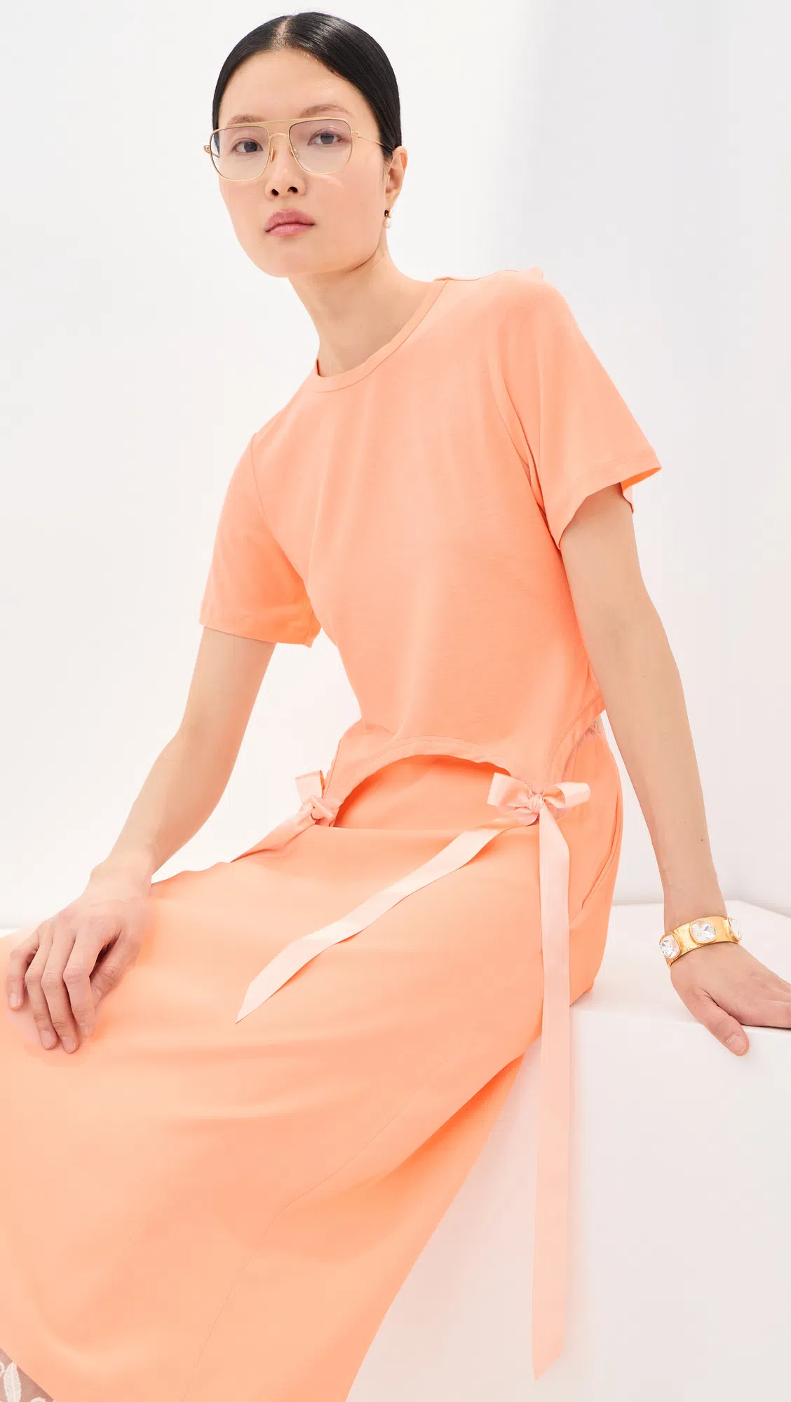 TORY BURCH Double T Buckle Slingback Kitten Heel Sandals In Black