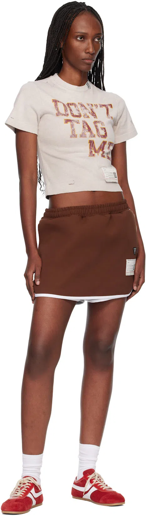 DRIES VAN NOTEN 70s Marathon Spirit Suede Low-top Sneakers In Red