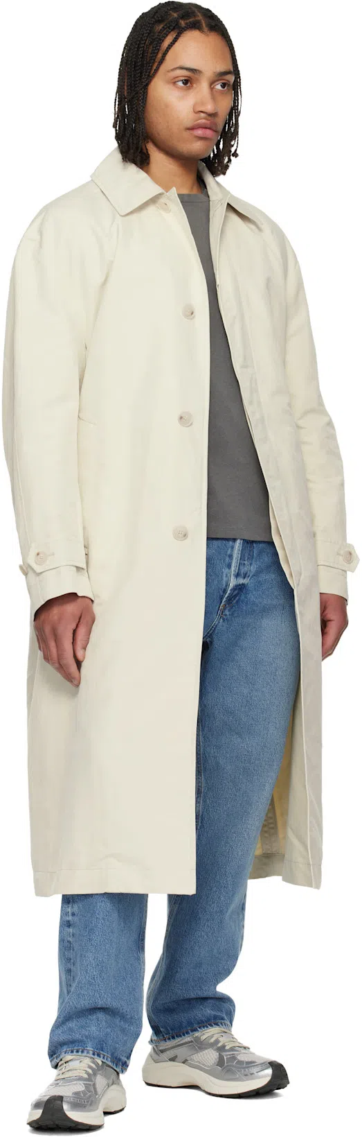 OUR LEGACY Mens Worn Black Boxy Short-sleeve Cotton-jersey T-shirt In Gray