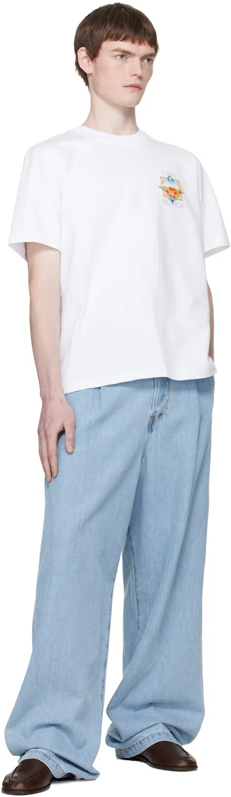 CASABLANCA Golden Goose Star-printed Leather Sneakers Stardan In Multi