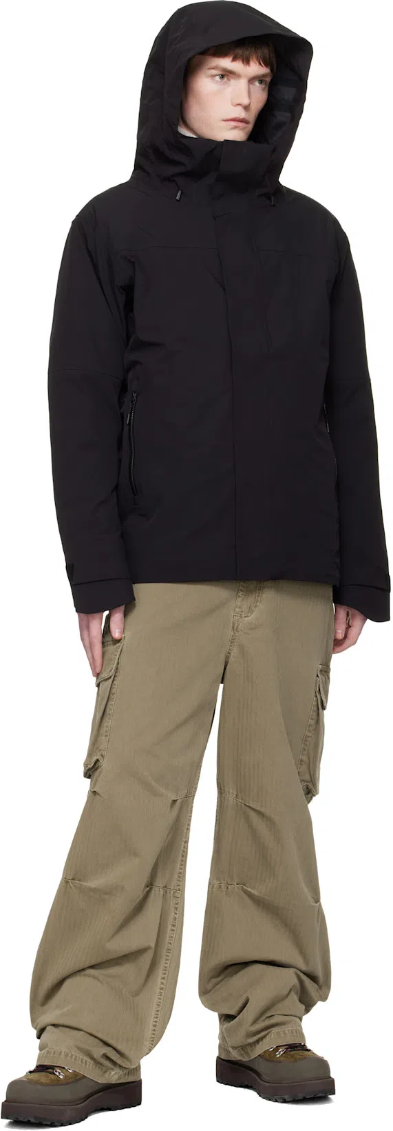 CANADA GOOSE Nylon Down Jacket In Brown