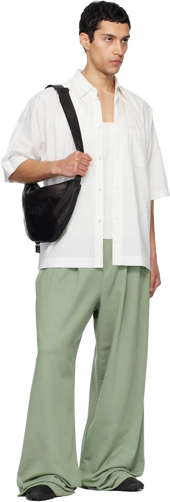 MAISON MARGIELA Sneakers Sprinters In Suede And Leather With Vintage Finish In Black