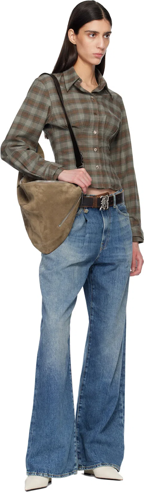 TOTÊME Toteme Pointed Nappa Leather Wedge Pumps In White