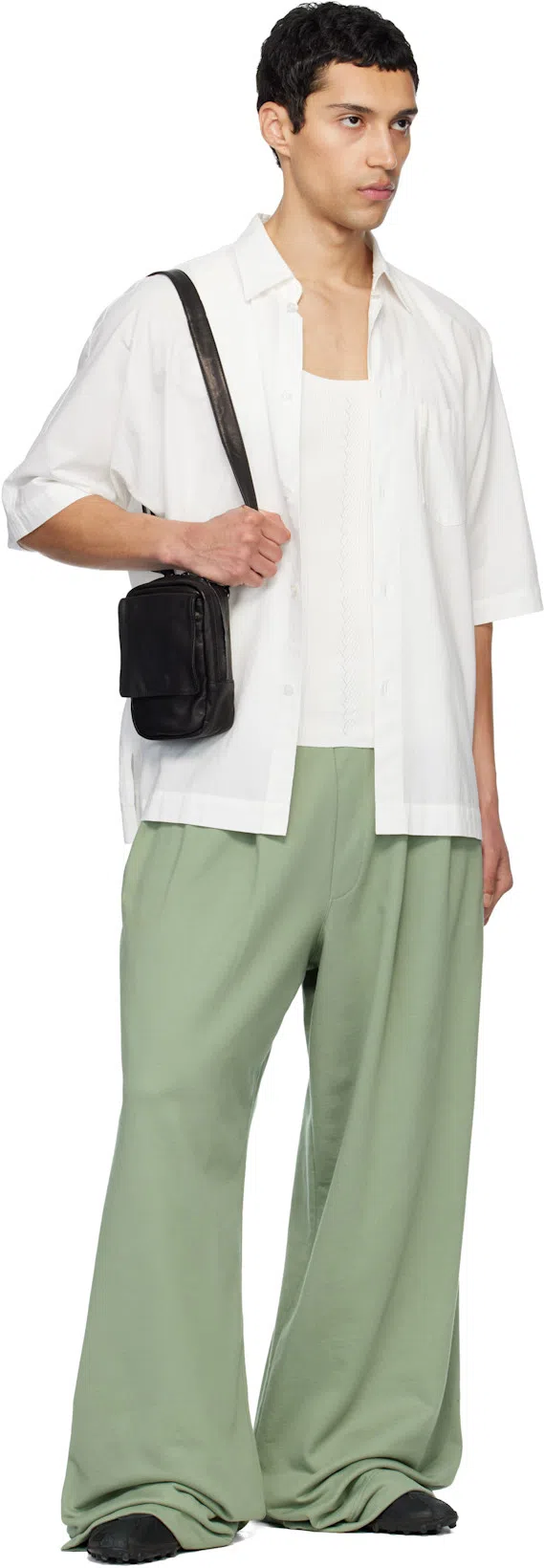 MAISON MARGIELA Sneakers Sprinters In Suede And Leather With Vintage Finish In Black