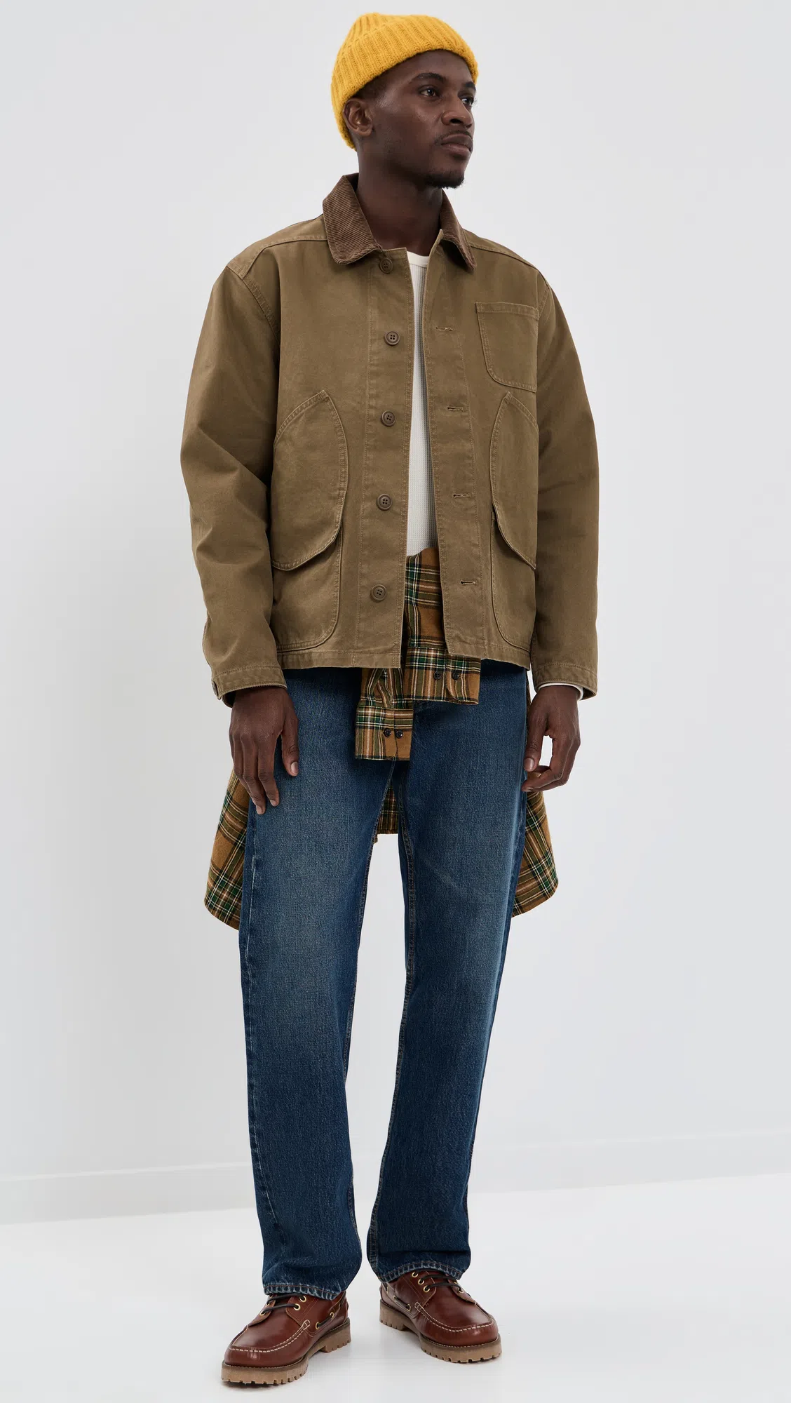 BILLY REID Raglan Stripe Crew In Neutral