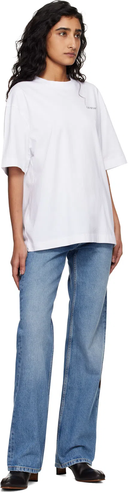 OFF-WHITE Skate Arrow Short Sleeve Graphic T-shirt In White