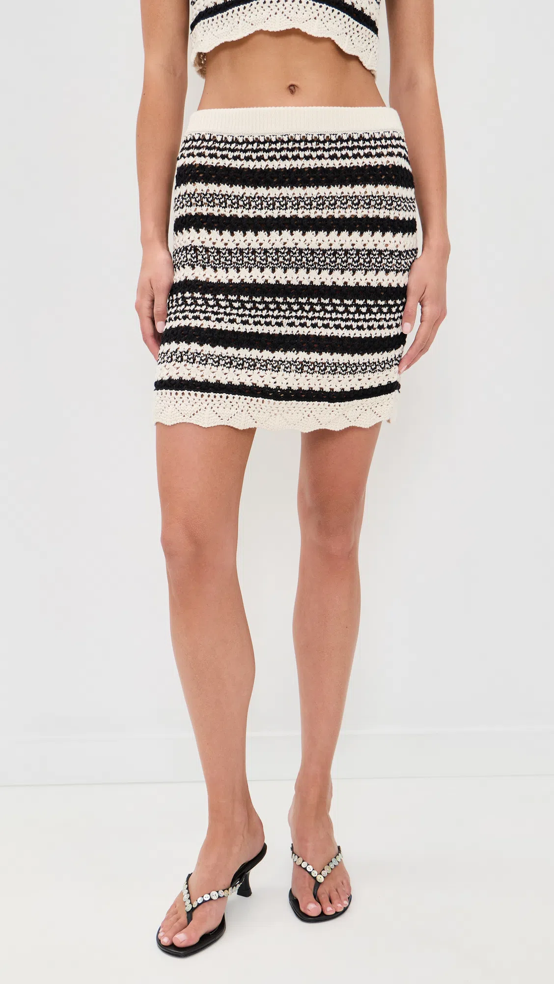 L*SPACE Caicos Cropped Swim Cover Up Sweater In Blue