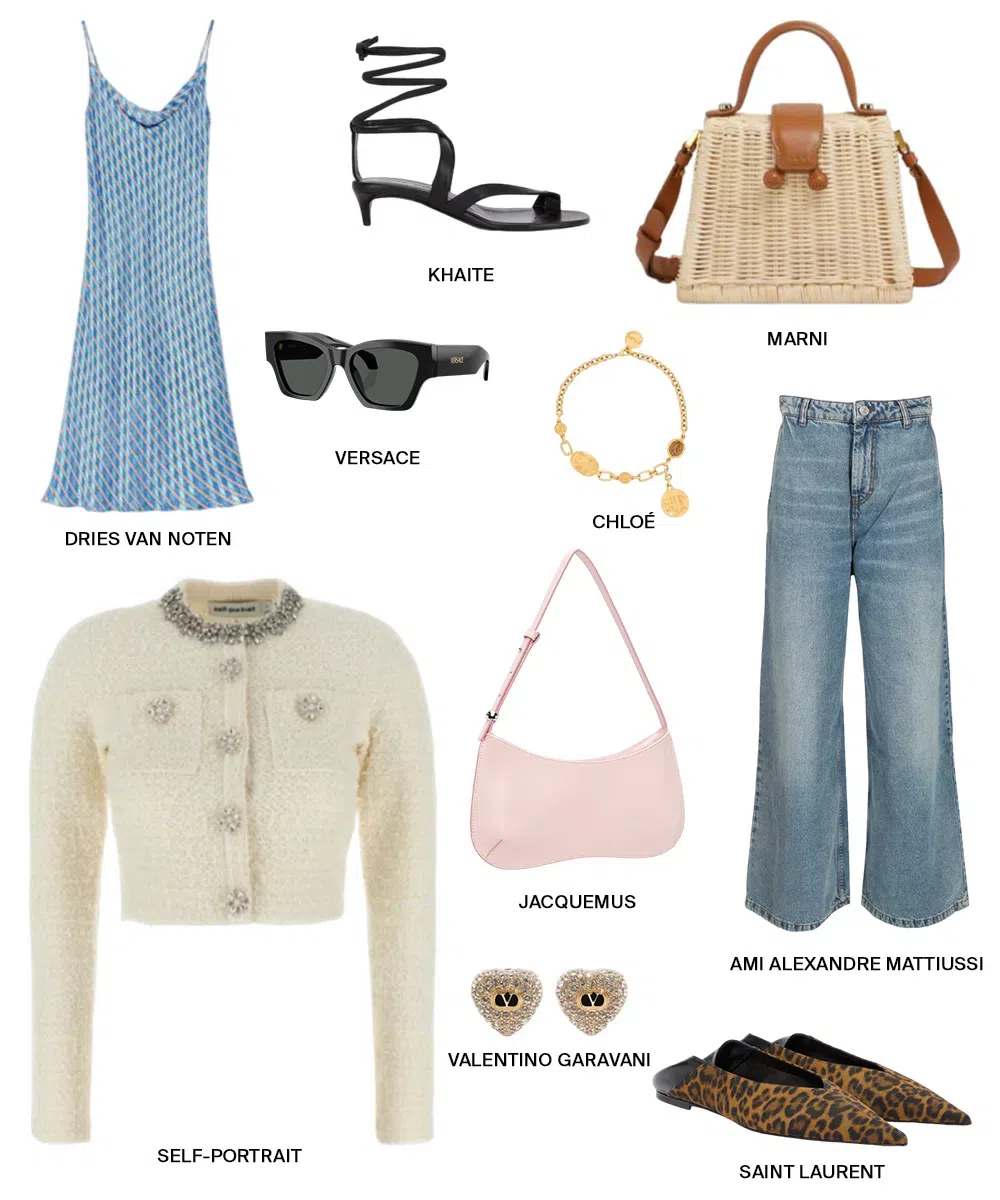 AMI ALEXANDRE MATTIUSSI High-waisted Wide-leg Denim Pants With Matching Belt In Blue