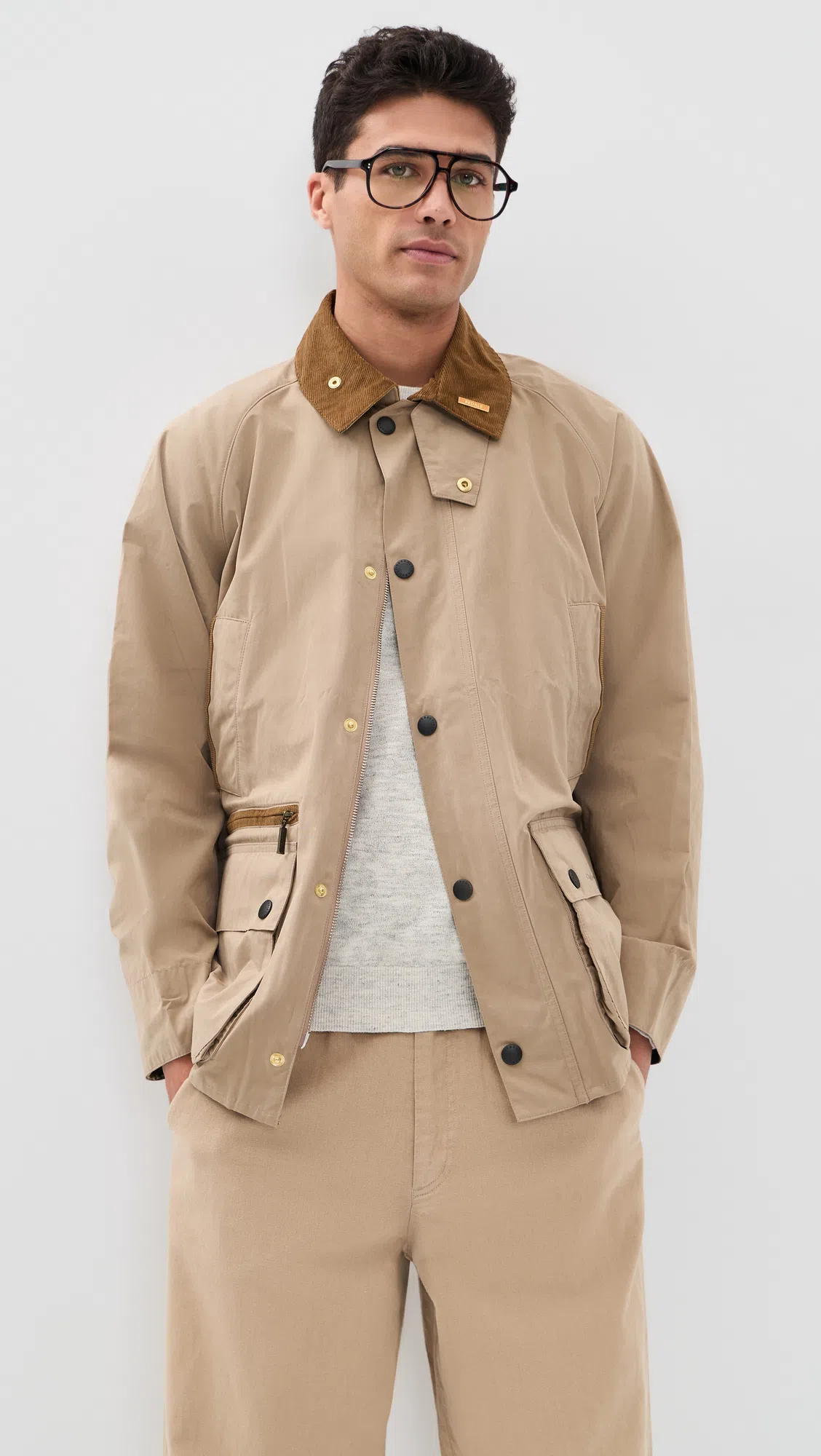 MADEWELL Garment-dyed Allday Crewneck Pocket Tee In Lighthouse