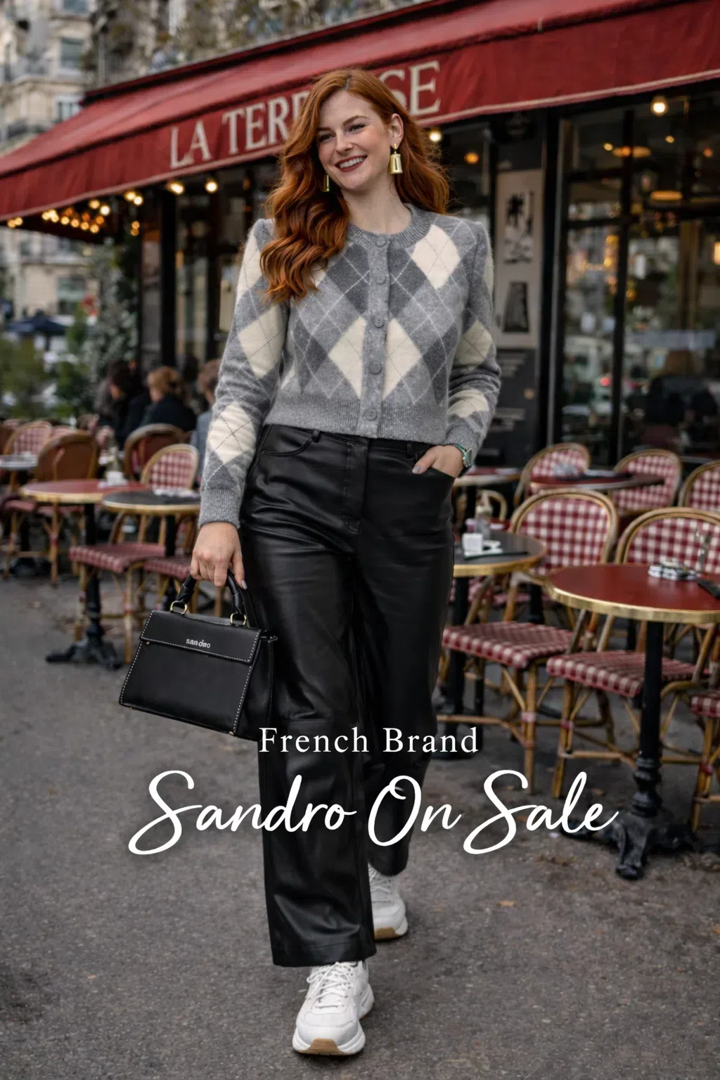 SANDRO Flame Sneakers In White