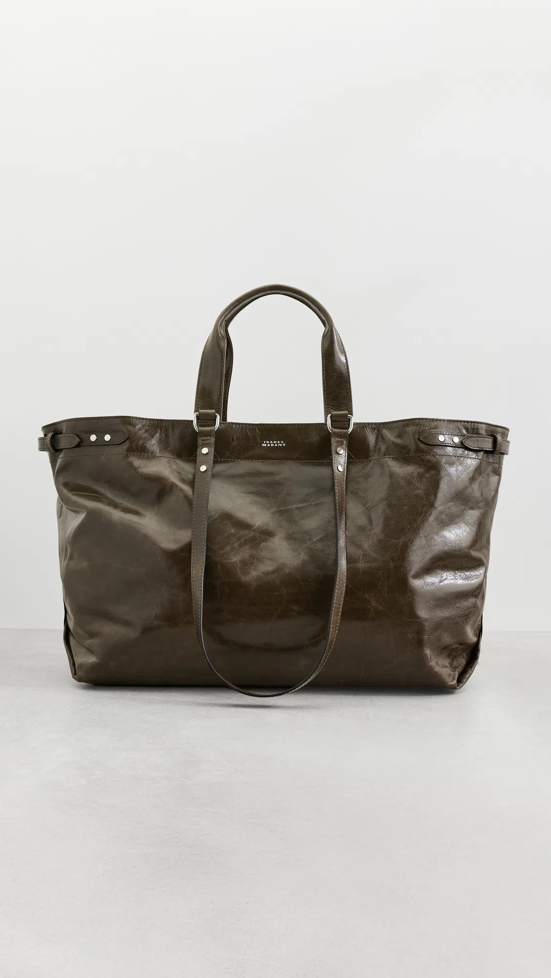 ISABEL MARANT Felissa Button Shoulder Mock Neck Top In Neutral