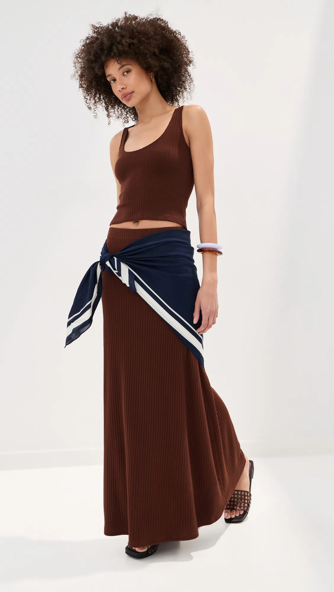 MANSUR GAVRIEL Ruched Ballerina Flats Silver In Multi