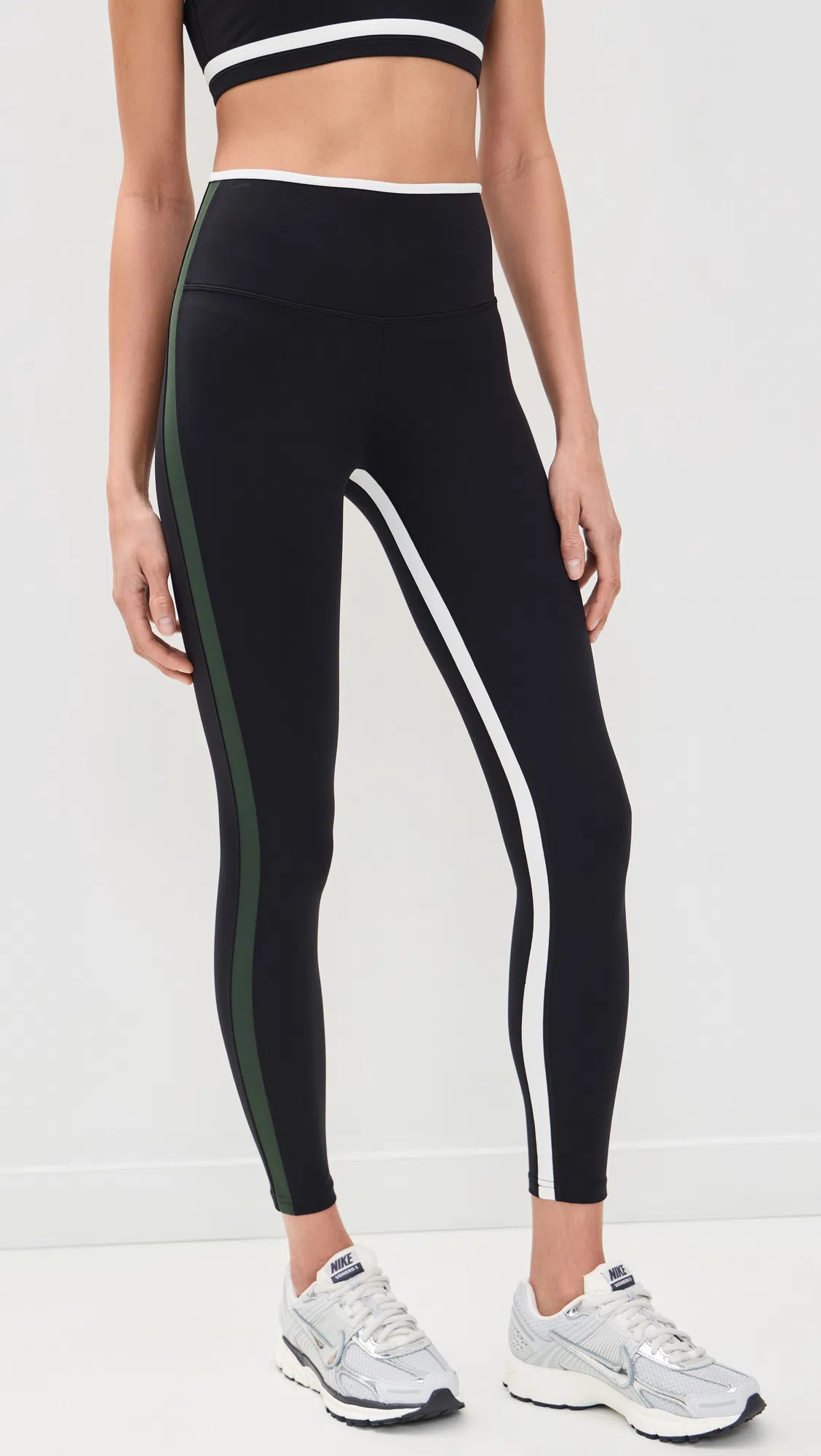 SPLITS59 Eva Rigor Double Strap Sports Bra In Black