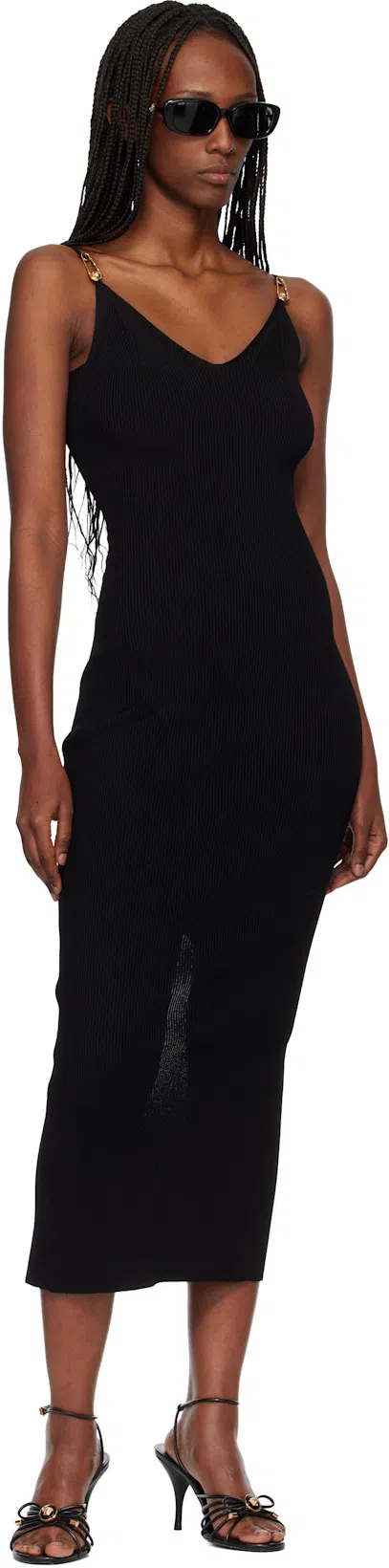 VERSACE Nappa Leather Sandals Strappy Design Ankle Strap In Animal Print