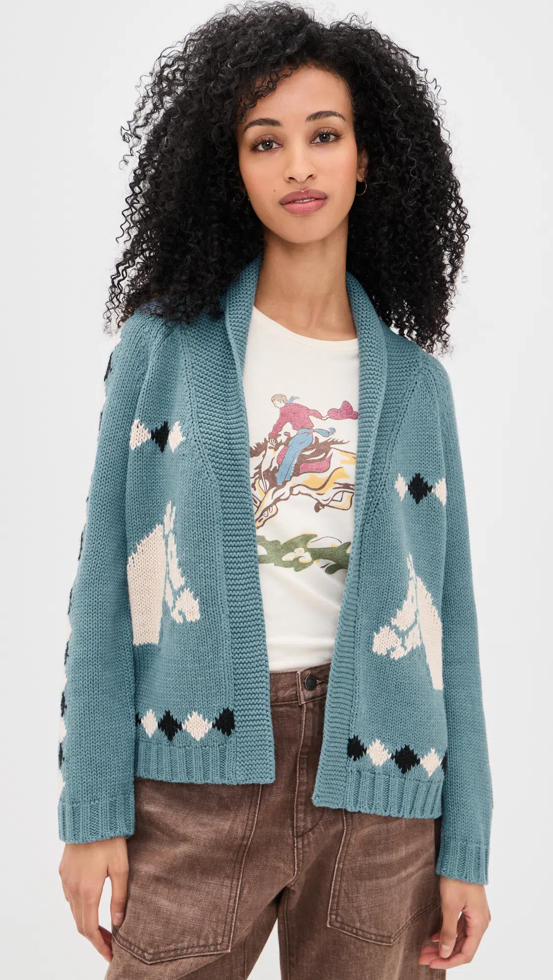 NILI LOTAN Shon Mid-rise Barrel-leg Jeans In Brown