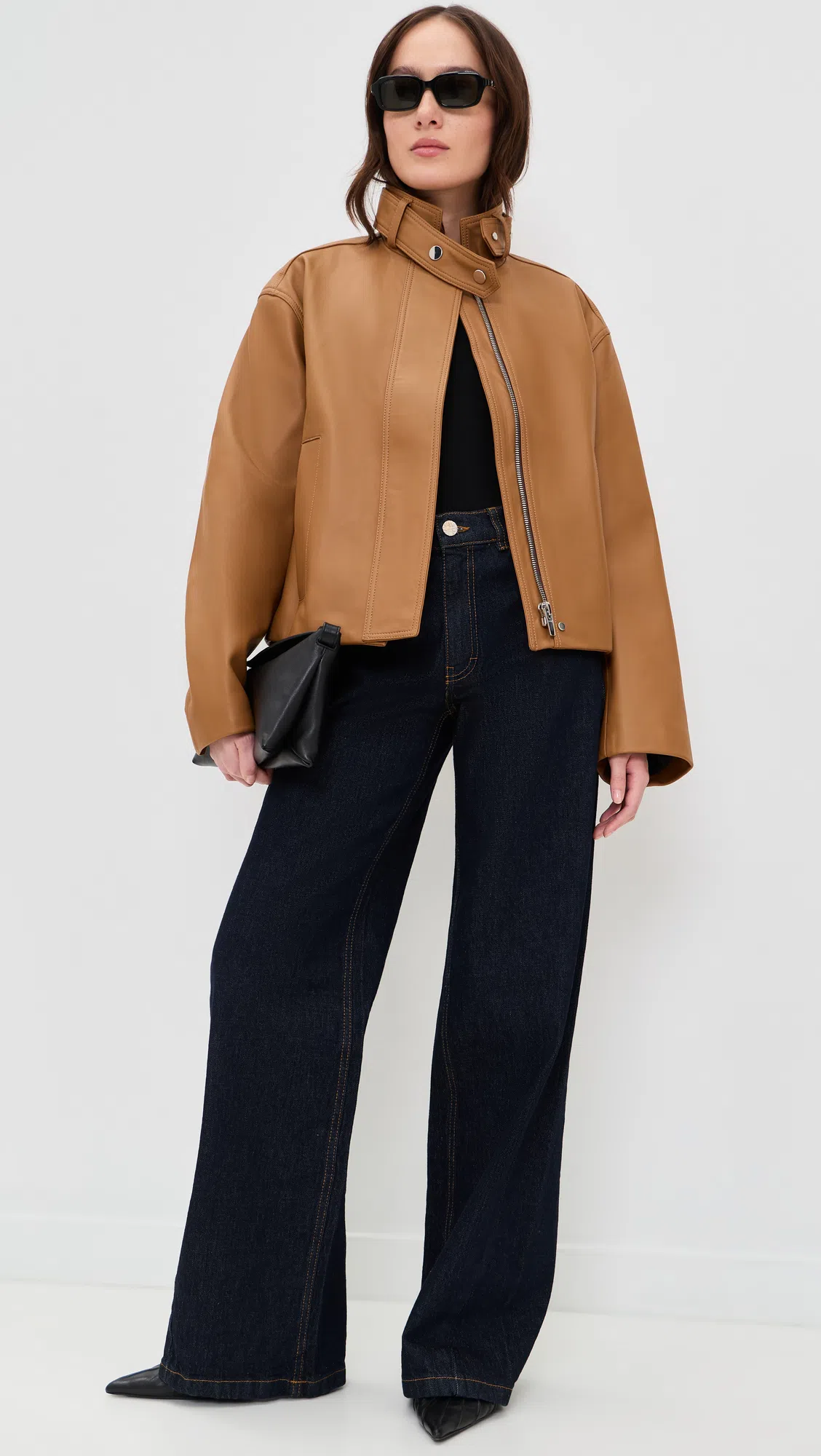 NILI LOTAN Anisa Cashmere Sweater In Redwood Melange In Brown