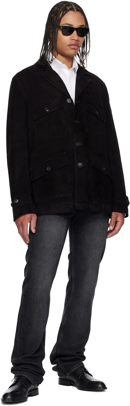 HUGO BOSS Boss Mens White Crewneck Embroidered Branding Cotton-jersey T-shirt