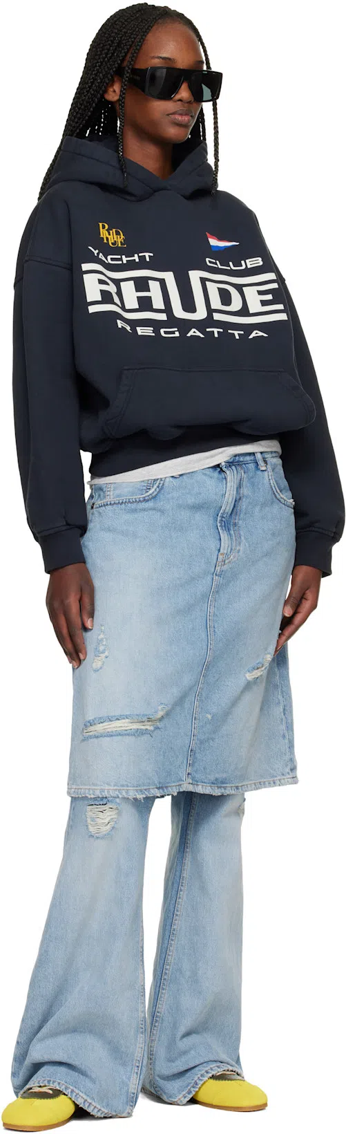 DRIES VAN NOTEN Suede Sneakers Low Profile Rubber Sole In Multi