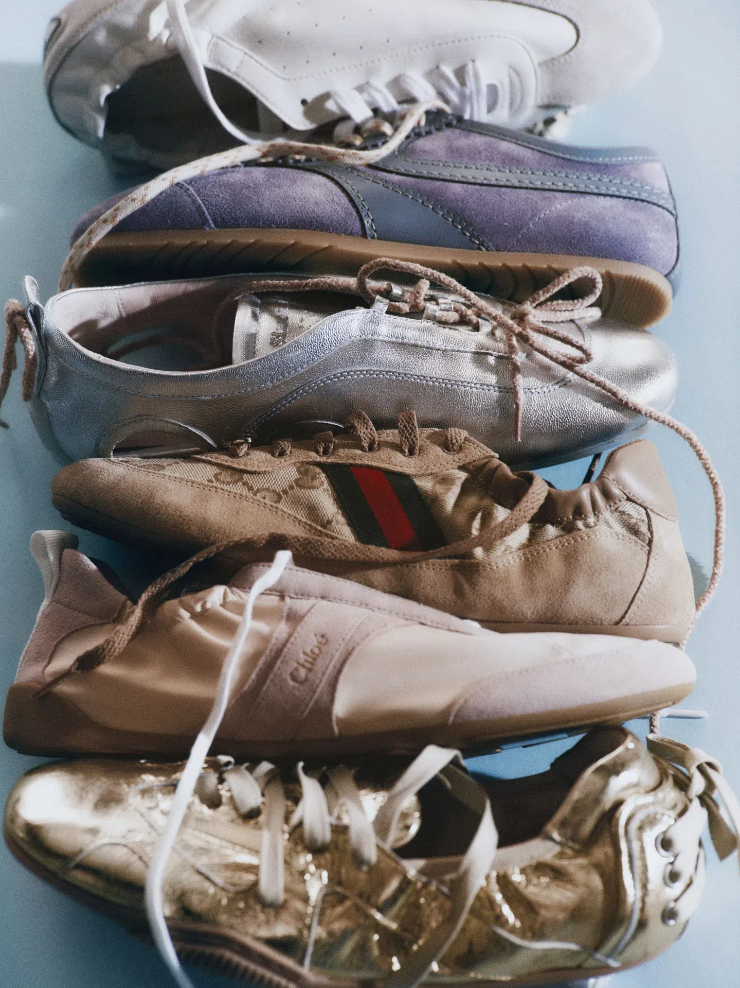 CHLOÉ Stylish Kick Sneakers Featuring Contrast Sole In Pink