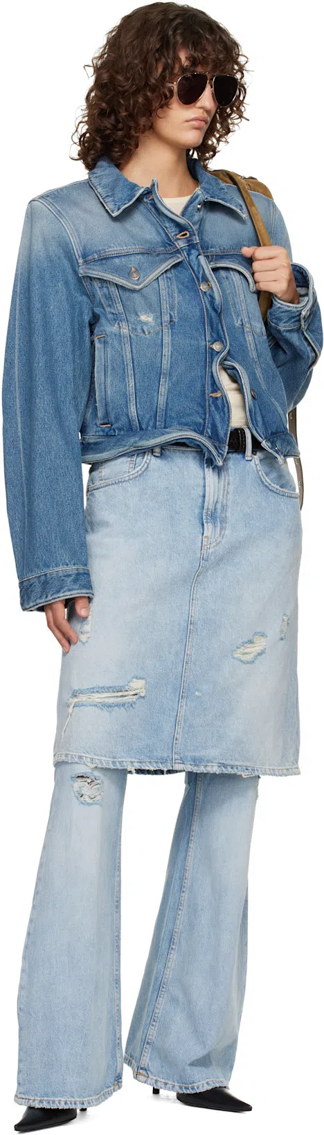 VICTORIA BECKHAM Black Victoria Stiletto 100 Leather Heels