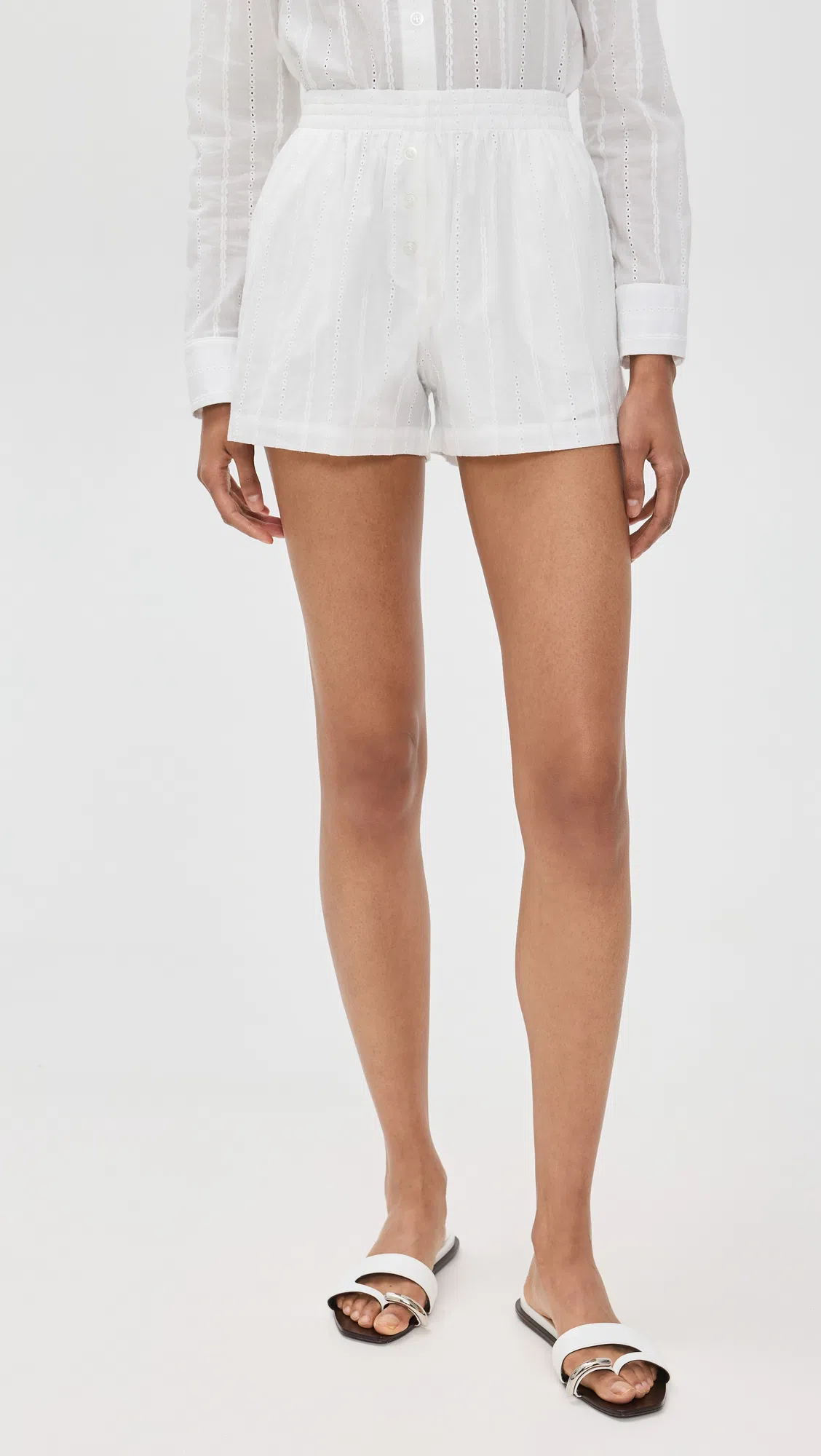 AMANU Kibera Embellished Leather Sandals In Black