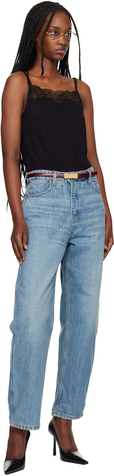 VICTORIA BECKHAM Black Victoria Stiletto 100 Leather Heels