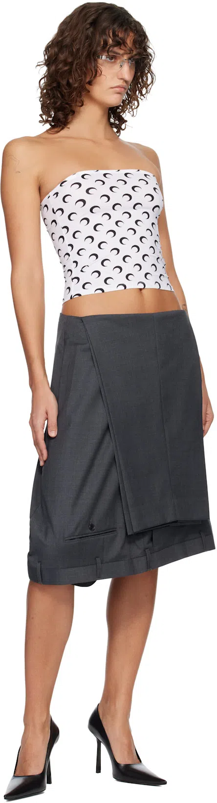 VICTORIA BECKHAM Black Victoria Stiletto 100 Leather Heels