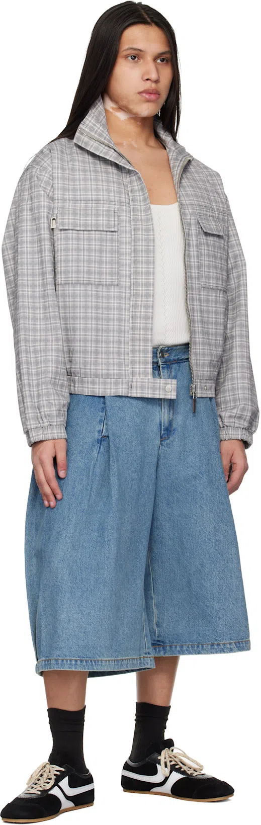 DRIES VAN NOTEN Sneakers Contrast Stitching Low Top Rubber Sole In Black