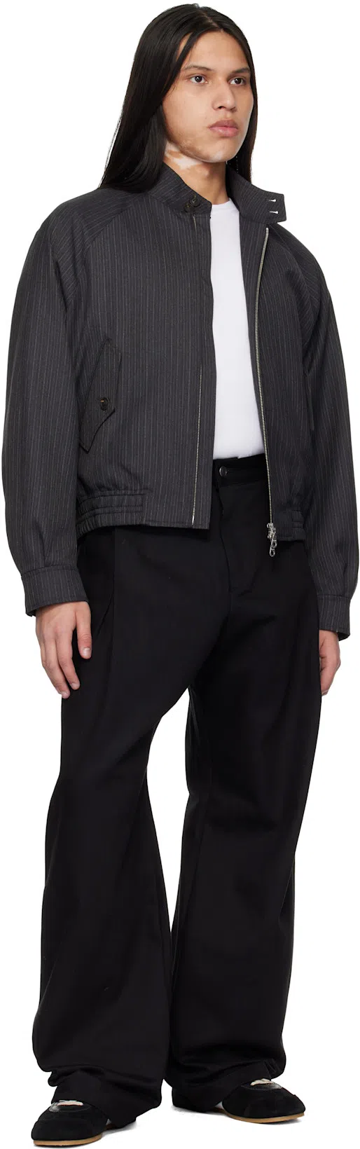 DRIES VAN NOTEN Sneakers Contrast Stitching Low Top Rubber Sole In Black