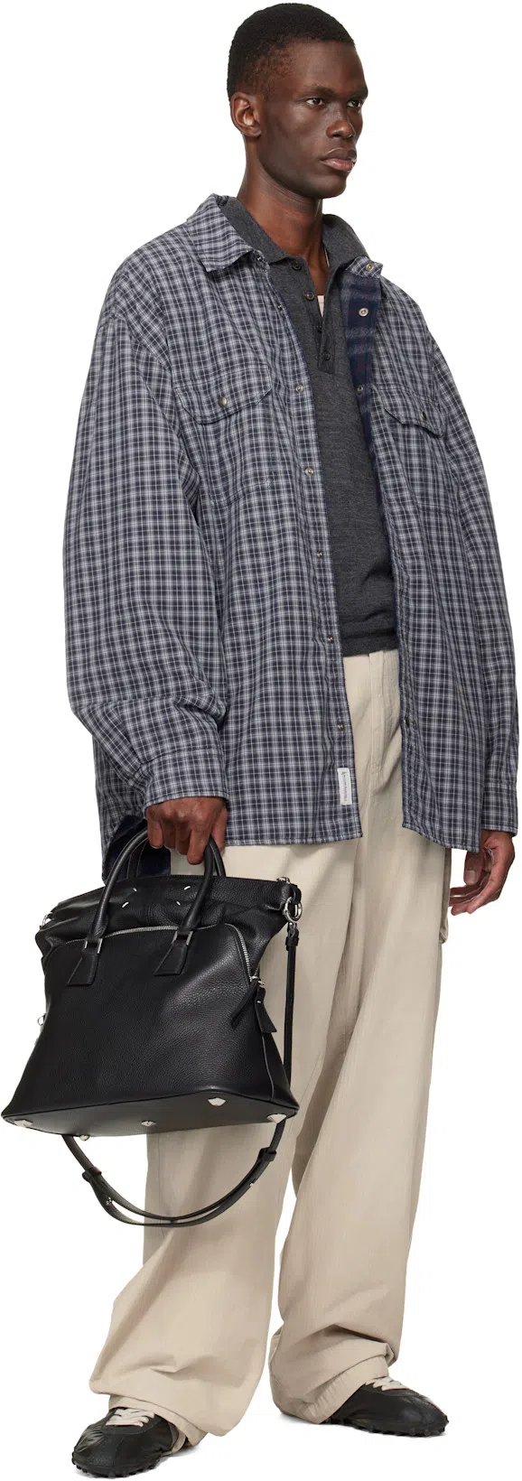 MAISON MARGIELA Sneakers Sprinters In Suede And Leather With Vintage Finish In Black