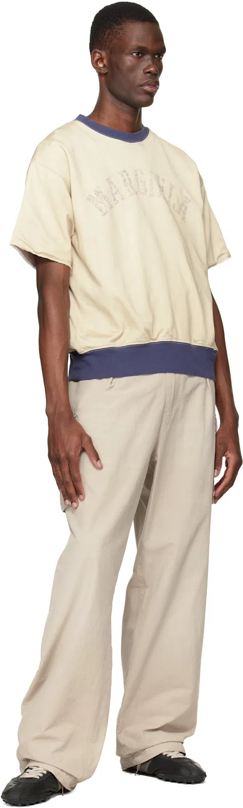 MAISON MARGIELA Sneakers Sprinters In Suede And Leather With Vintage Finish In Black