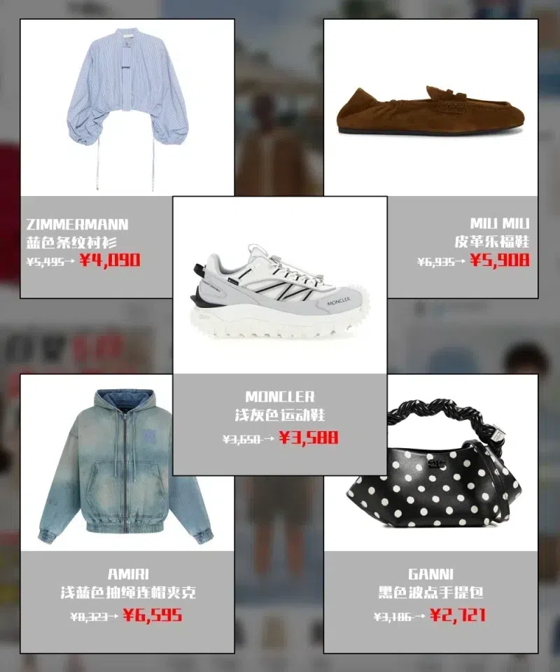 MONCLER Light Grey Real Leather Trailgrip Gtx Low Top Sneakers In Gray