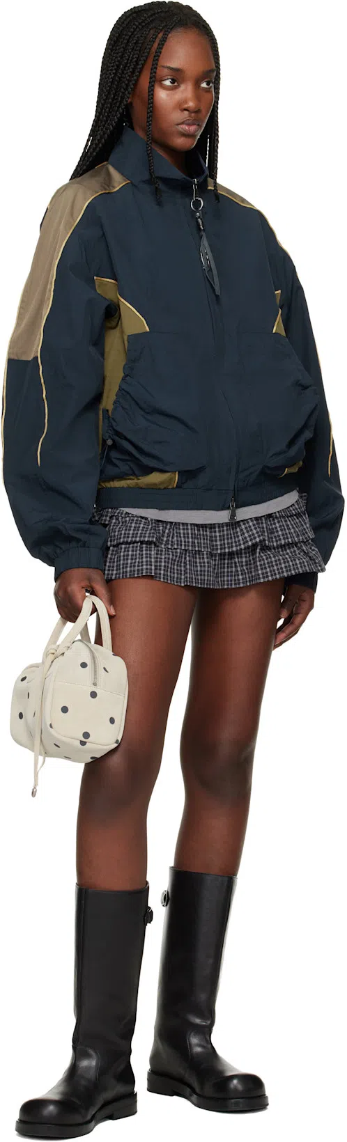 ACNE STUDIOS Women Black Boots With Embossed Logo On The Side In Leather Woman