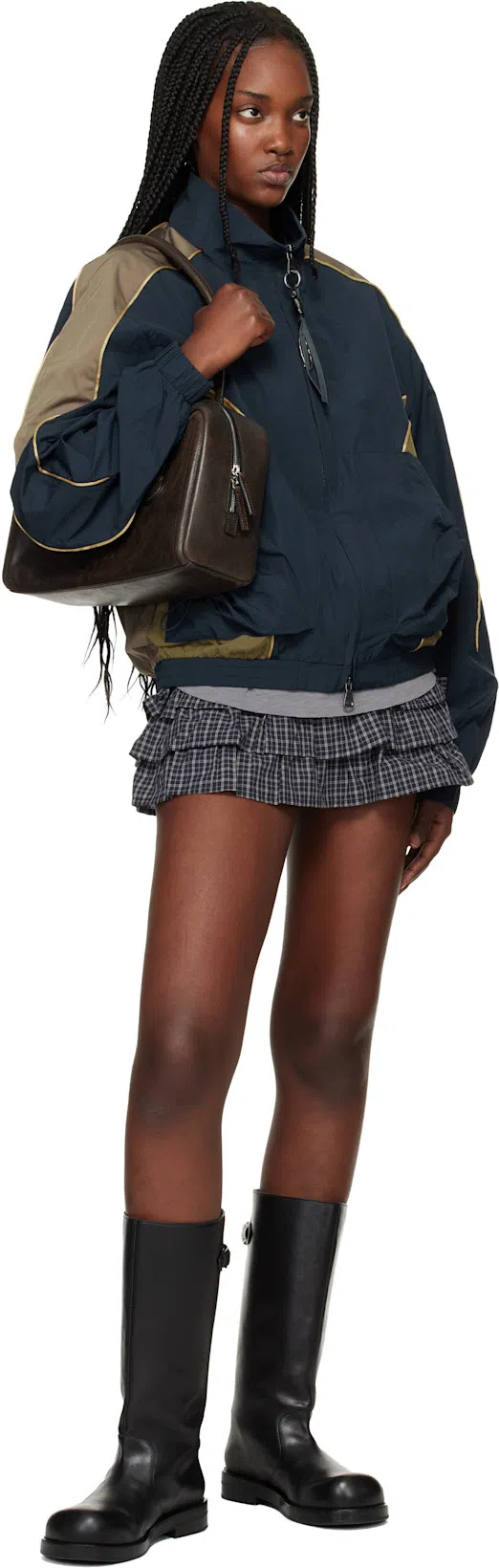 ACNE STUDIOS Women Black Boots With Embossed Logo On The Side In Leather Woman