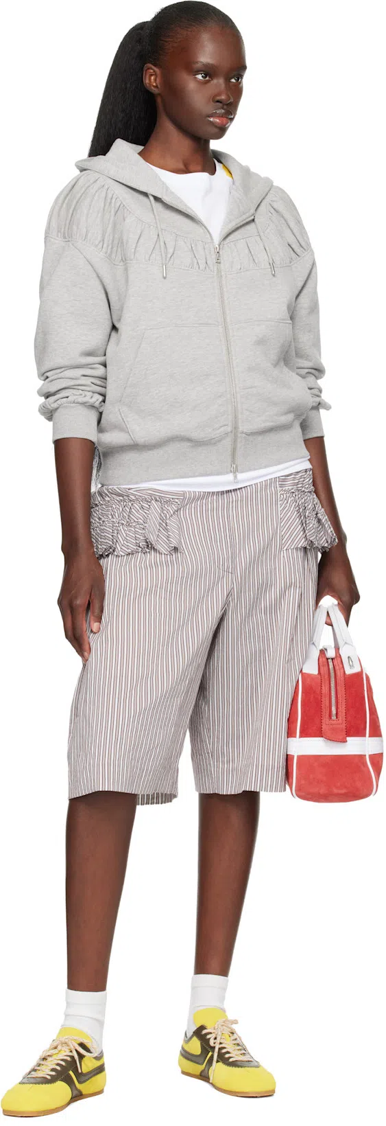 DRIES VAN NOTEN Suede Sneakers Low Profile Rubber Sole In Multi