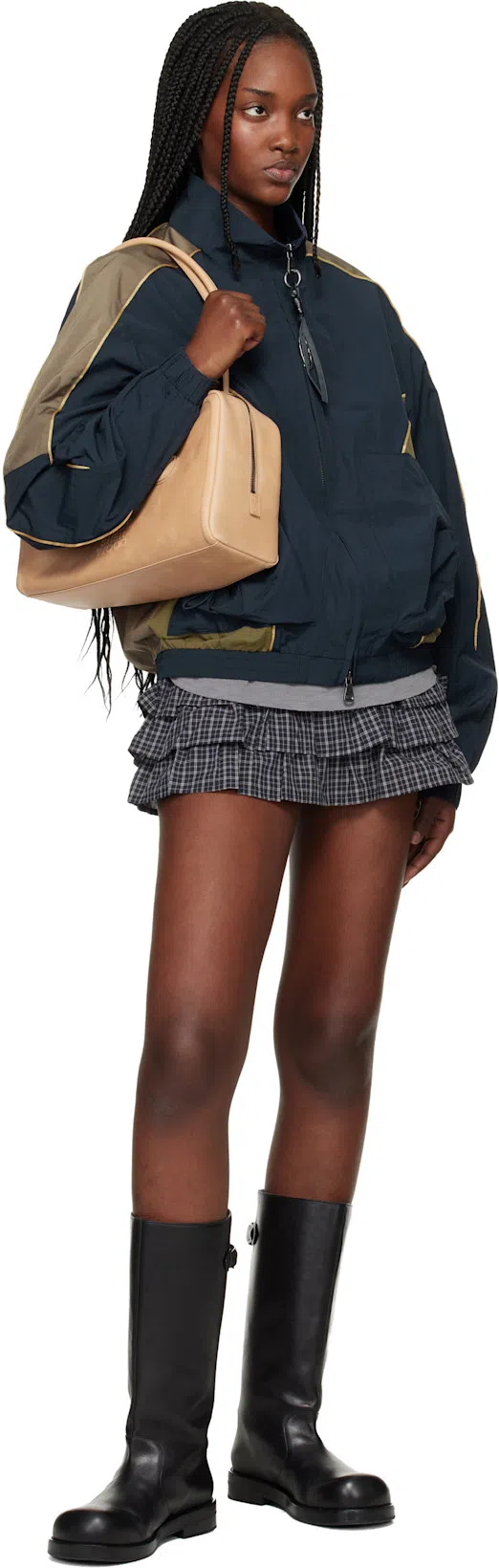 ACNE STUDIOS Women Black Boots With Embossed Logo On The Side In Leather Woman