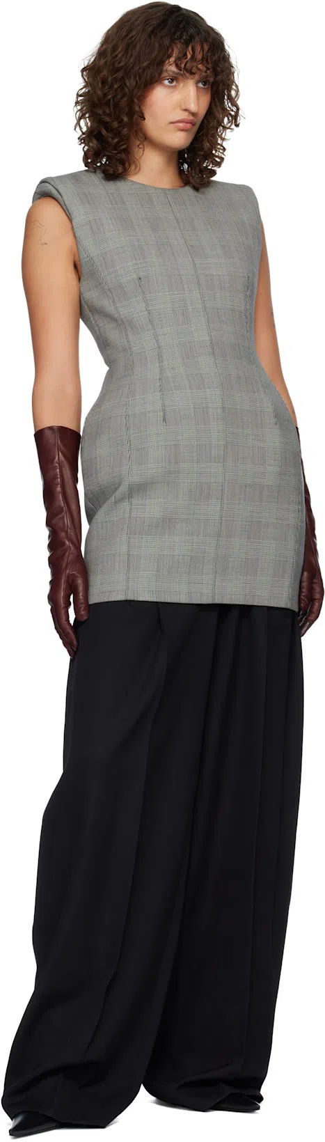 VICTORIA BECKHAM Black Victoria Stiletto 100 Leather Heels