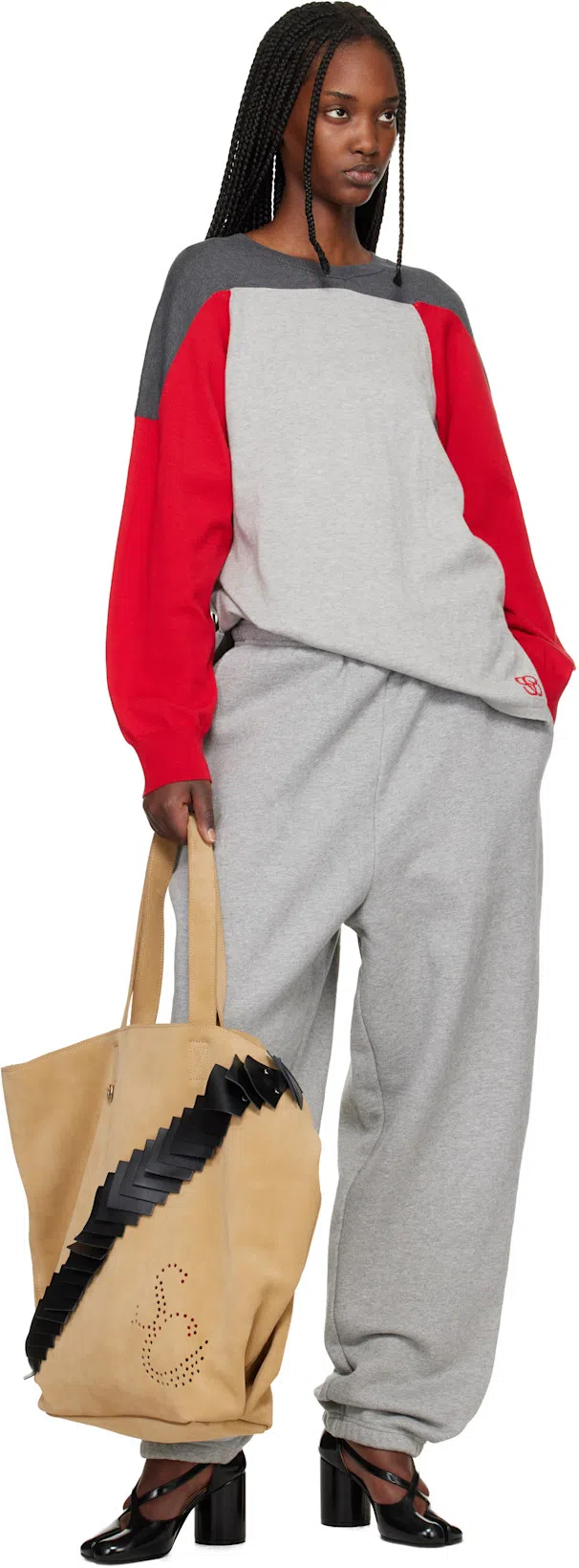 MAISON MARGIELA Tabi Sandals In Brushed Leather In Black