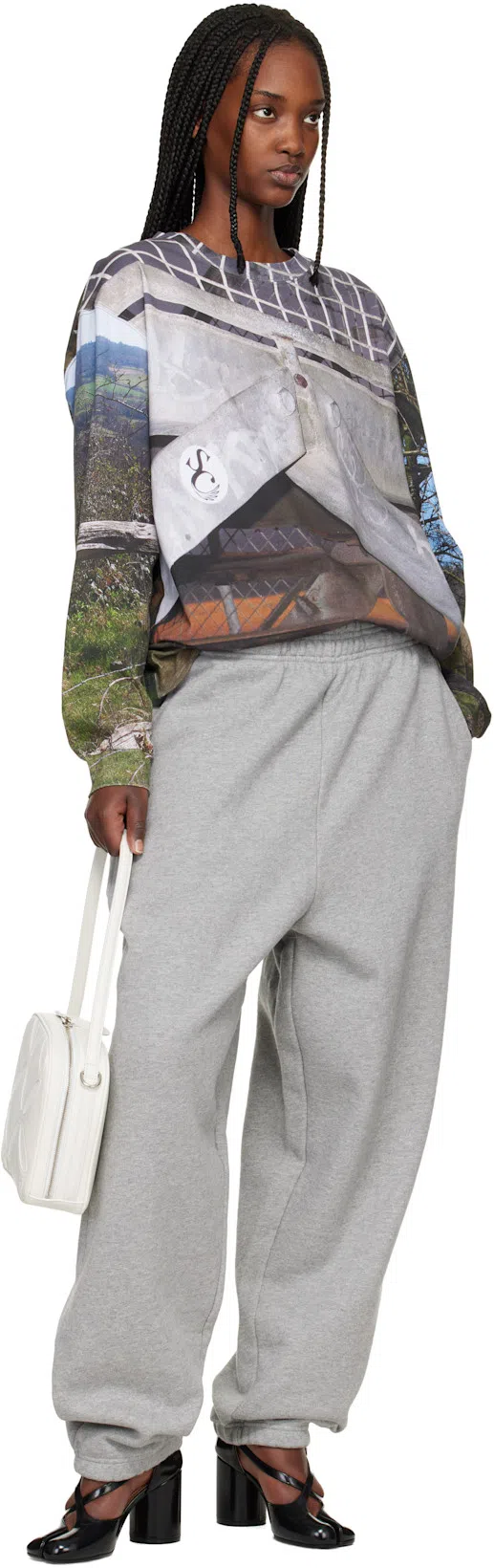 MAISON MARGIELA Tabi Sandals In Brushed Leather In Black