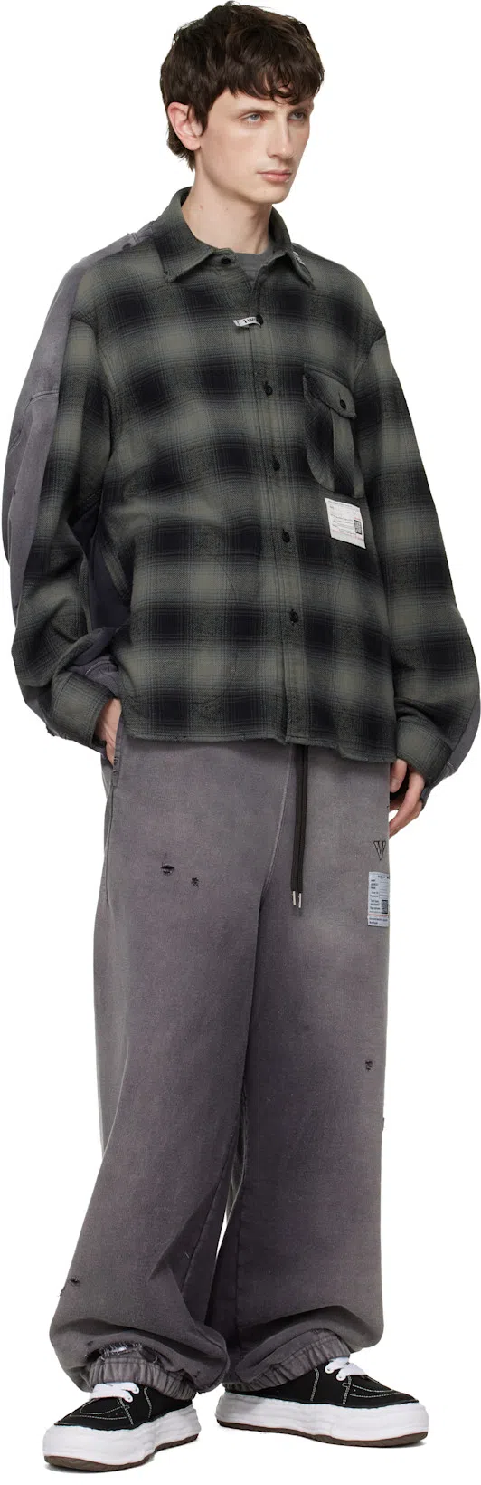 OUR LEGACY Mens Worn Black Boxy Short-sleeve Cotton-jersey T-shirt In Gray