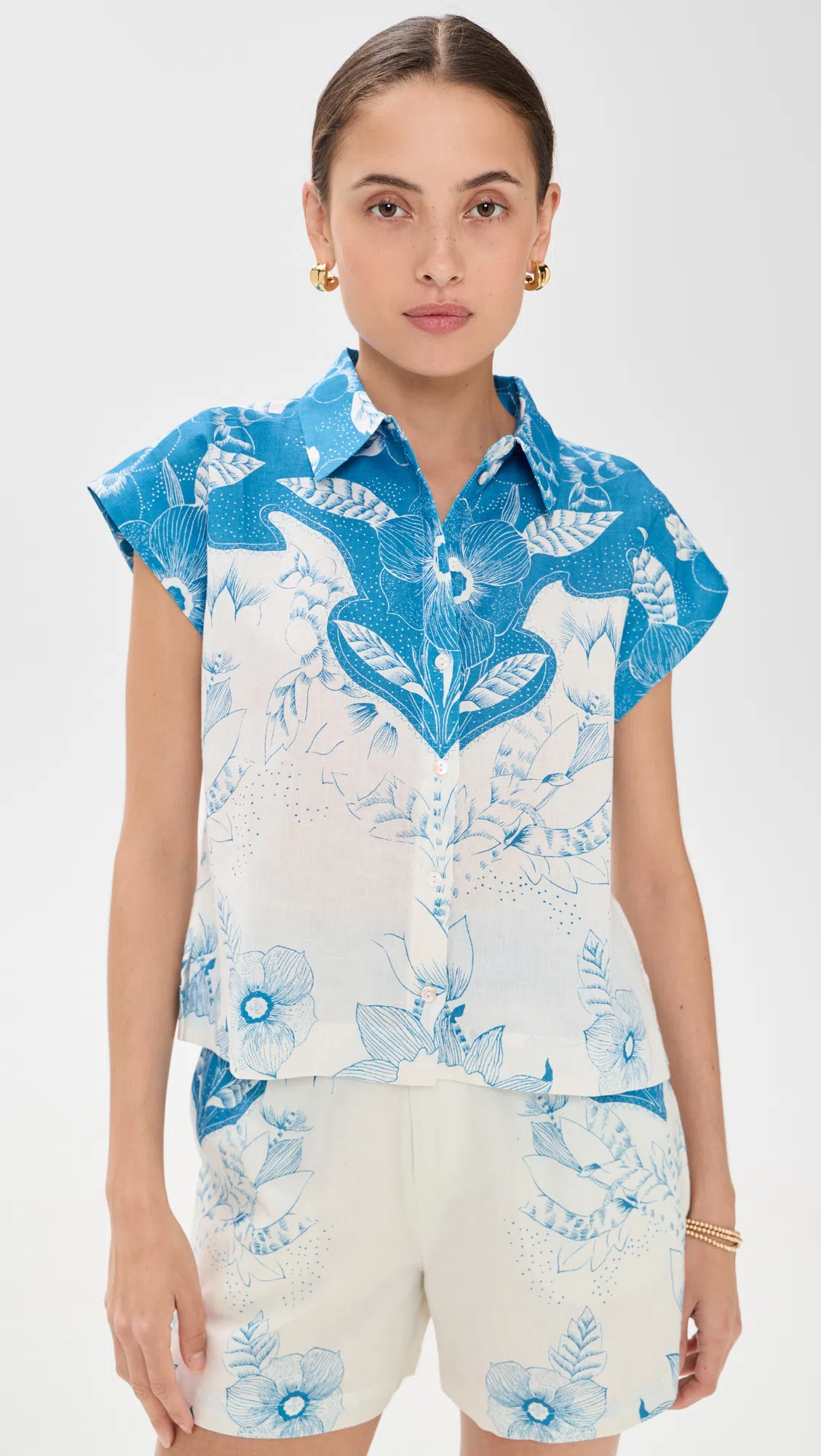 CLEOBELLA Sebastian Short In Blue, Black, Multicolor