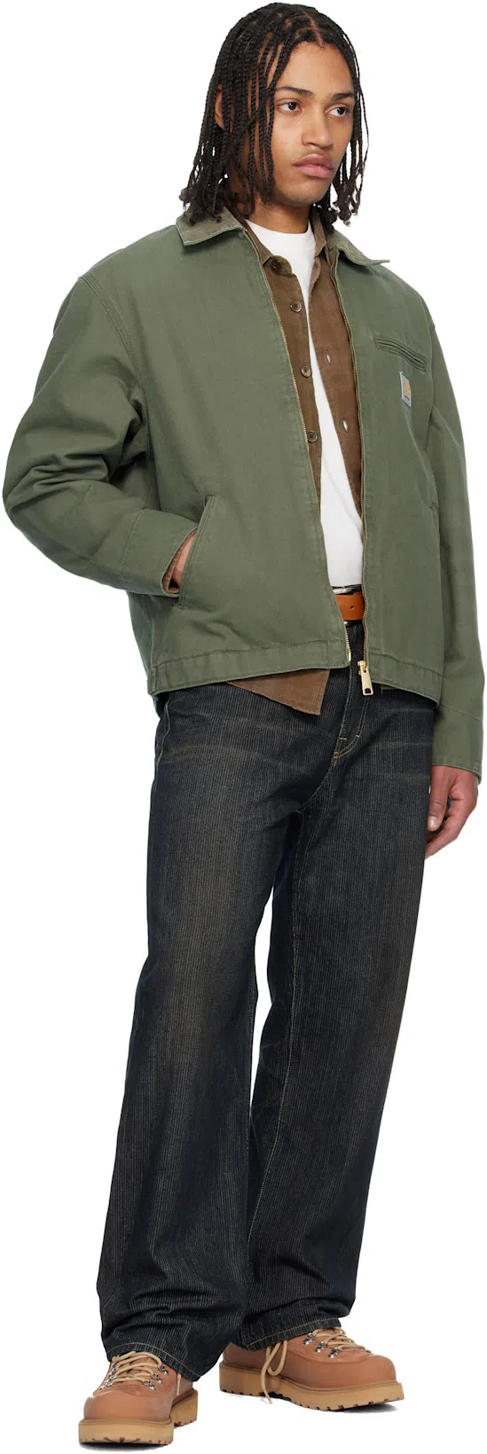 OUR LEGACY Mens Dakota Flannel Check Checked Relaxed-fit Cotton Shirt In Brown