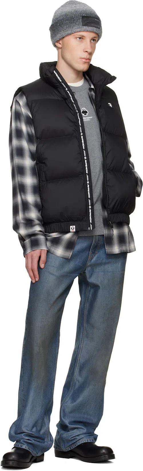 OUR LEGACY Every Shirt Reno Cowboy Relaxedfit Checked Viscose Shirt In Black