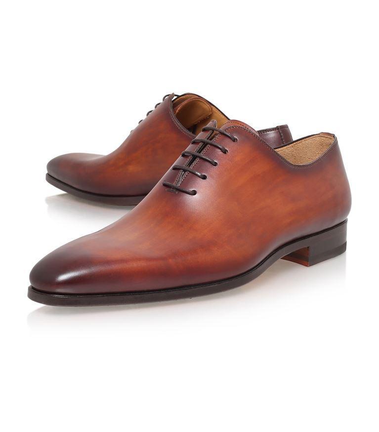 MAGNANNI Crucero Wholecut Oxford In Tan
