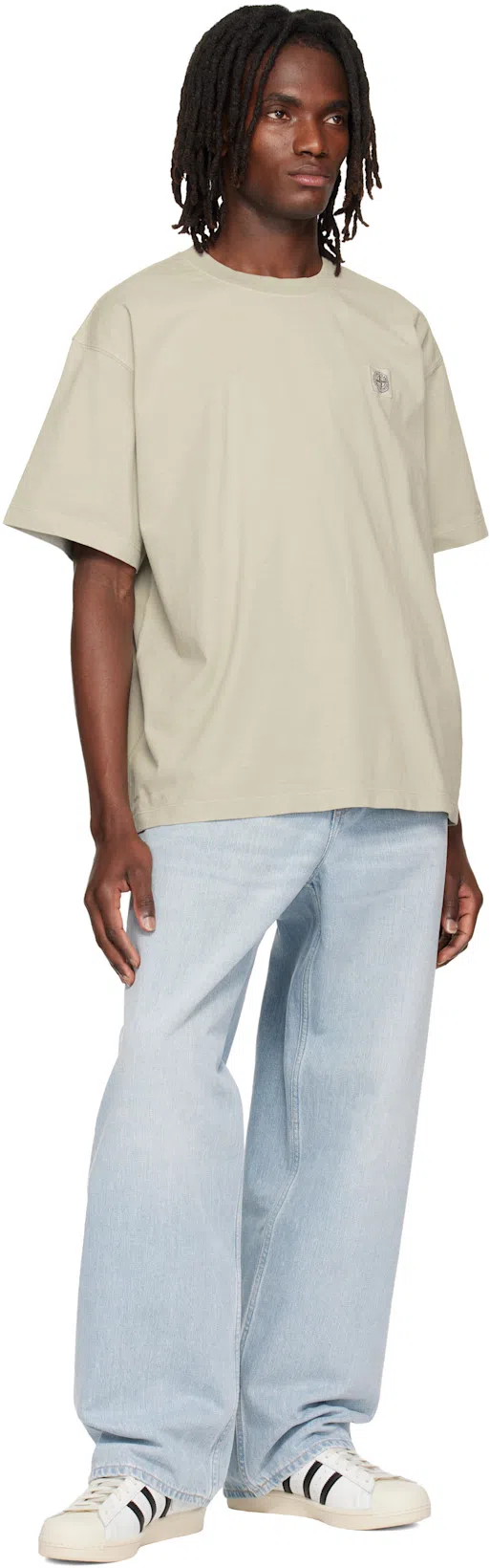 OUR LEGACY Vast Cut High-waisted Wide-leg Cotton Denim Jeans In Pale Coast Wash Blue