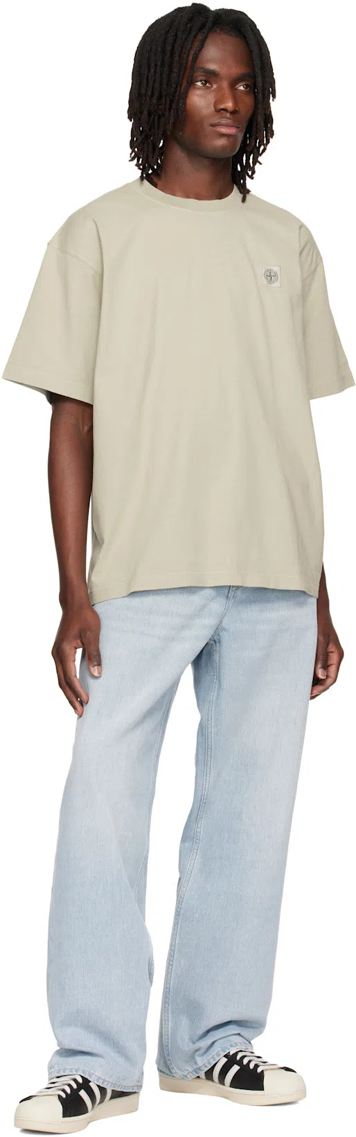 OUR LEGACY Vast Cut High-waisted Wide-leg Cotton Denim Jeans In Pale Coast Wash Blue