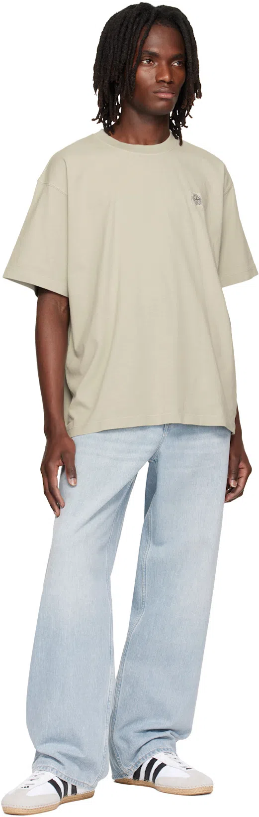 OUR LEGACY Vast Cut High-waisted Wide-leg Cotton Denim Jeans In Pale Coast Wash Blue
