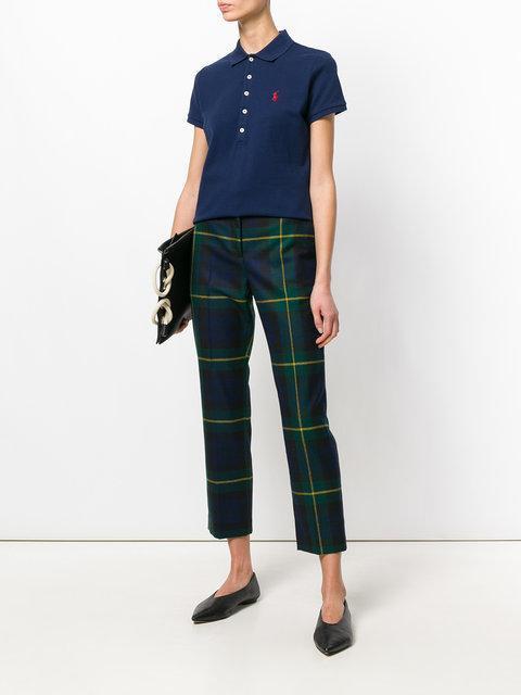 POLO RALPH LAUREN Slim Fit Stretch Polo Shirt In Blue