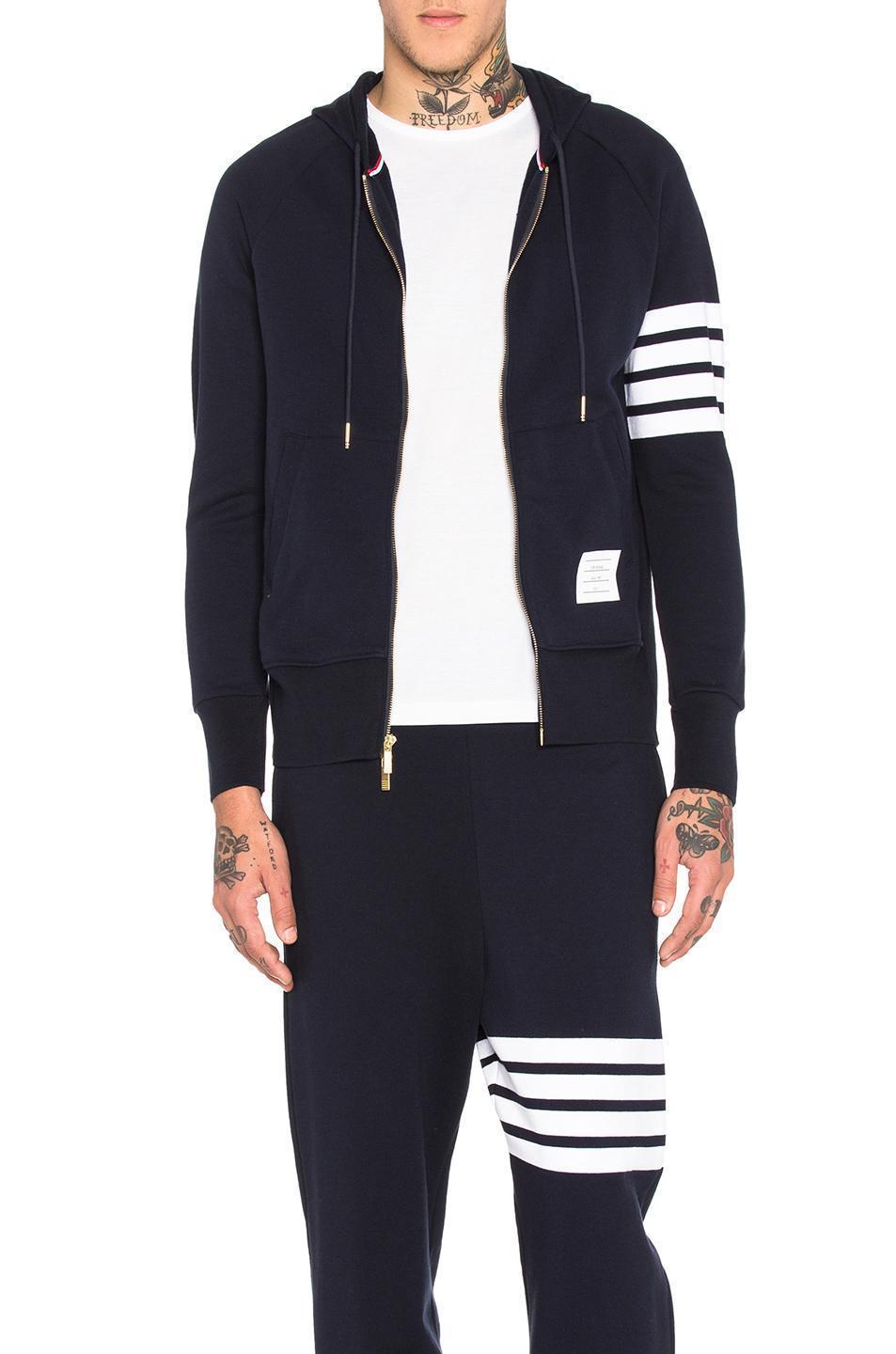 THOM BROWNE White Medium Weight Cotton Jersey T-shirt