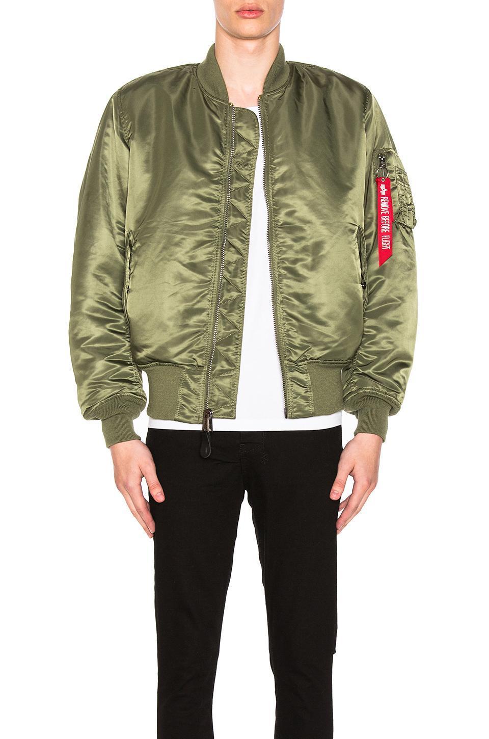 ALPHA INDUSTRIES Ma-1 Vf 59 Flight Jacket Sage Green